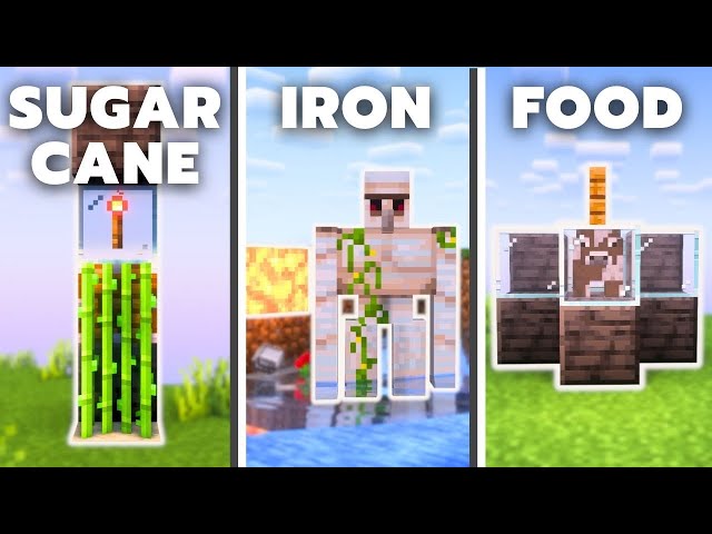 5 MUST-HAVE Starter Farms YOU NEED in Minecraft 1.21!